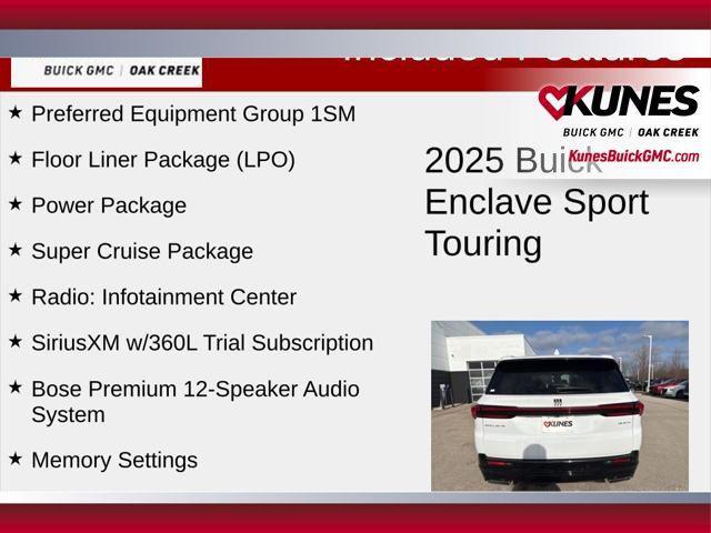 new 2025 Buick Enclave car, priced at $53,162