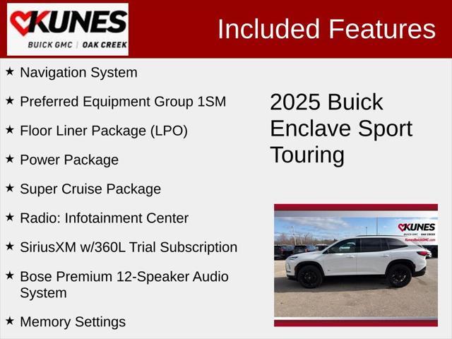 new 2025 Buick Enclave car, priced at $53,162