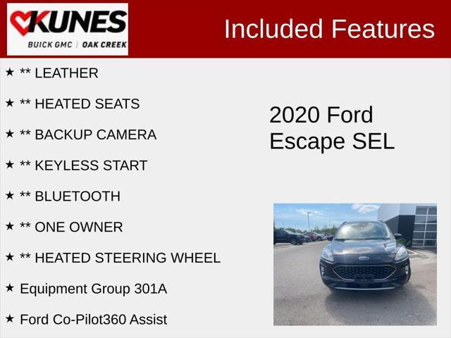 used 2020 Ford Escape car, priced at $19,116