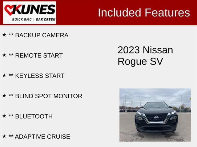 used 2023 Nissan Rogue car, priced at $22,195