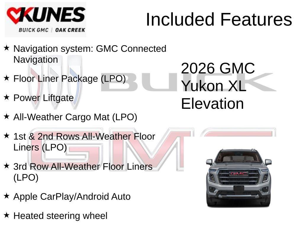 new 2026 GMC Yukon XL car, priced at $82,005