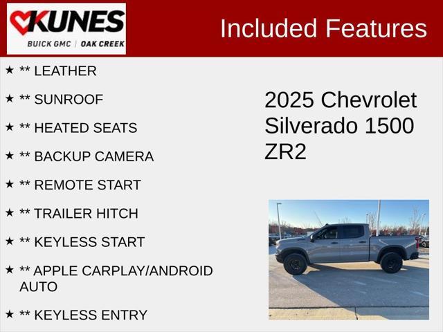 used 2025 Chevrolet Silverado 1500 car, priced at $71,290