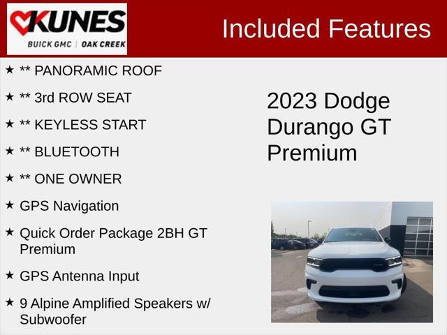 used 2023 Dodge Durango car, priced at $29,618