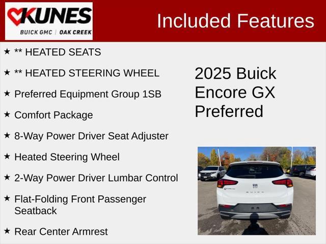 new 2025 Buick Encore GX car, priced at $27,867