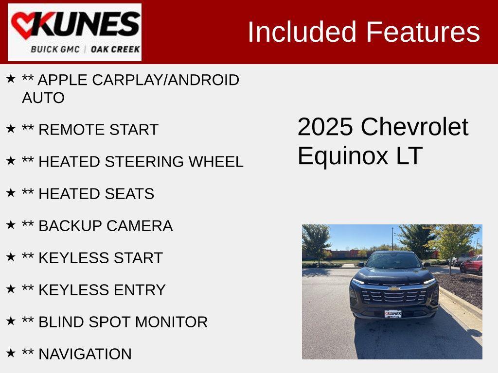 used 2025 Chevrolet Equinox car, priced at $26,285