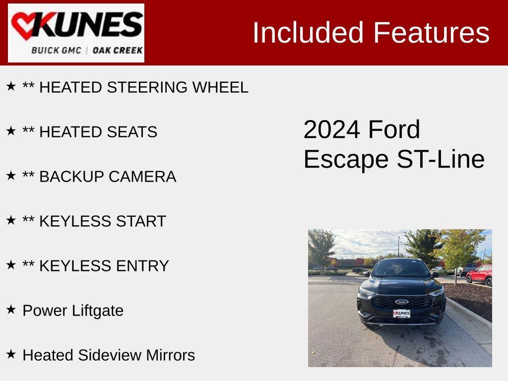 used 2024 Ford Escape car, priced at $23,022