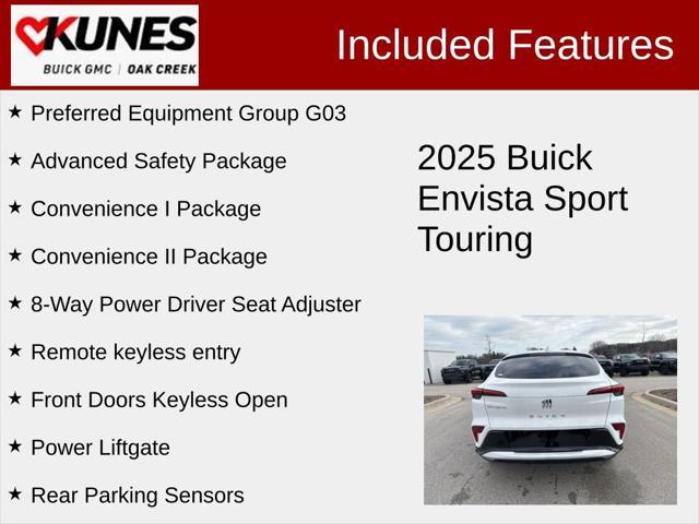 new 2025 Buick Envista car, priced at $27,389