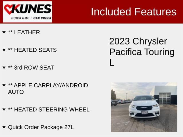 used 2023 Chrysler Pacifica car, priced at $22,877