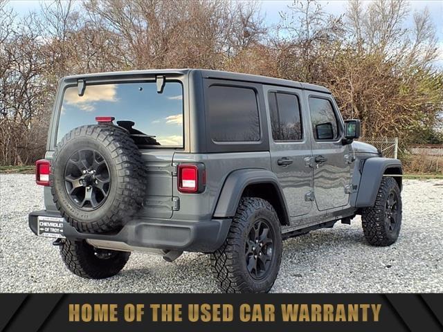 used 2023 Jeep Wrangler car, priced at $33,923