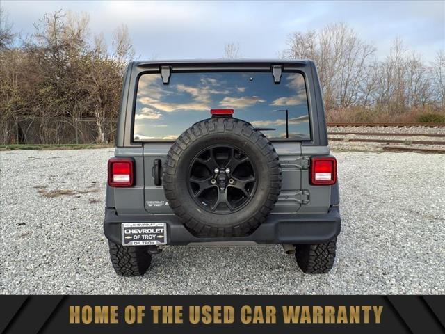 used 2023 Jeep Wrangler car, priced at $33,923