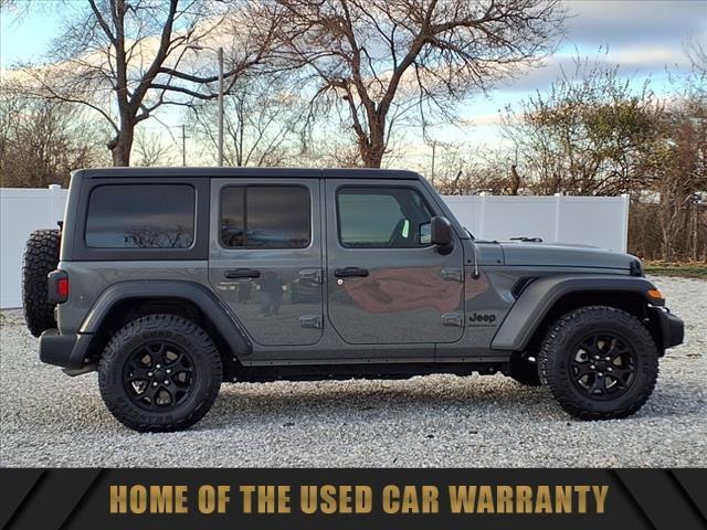 used 2023 Jeep Wrangler car, priced at $33,923