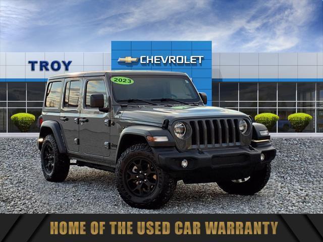 used 2023 Jeep Wrangler car, priced at $33,923