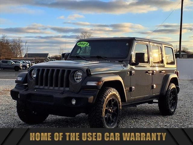 used 2023 Jeep Wrangler car, priced at $33,923