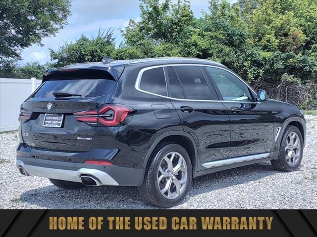 used 2022 BMW X3 car, priced at $31,281