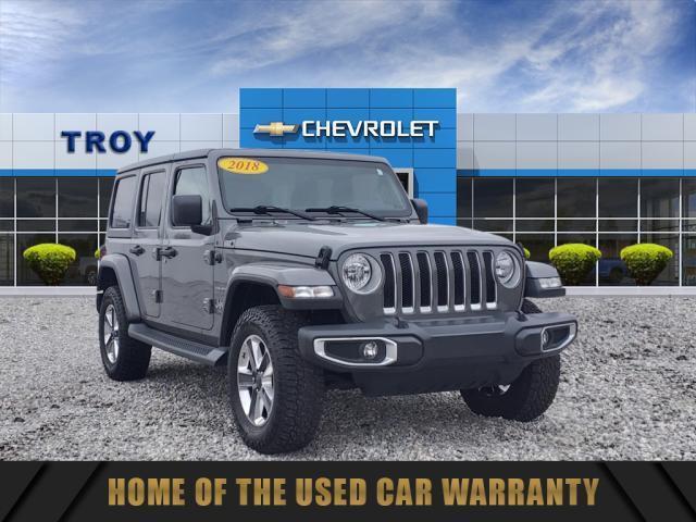 used 2018 Jeep Wrangler Unlimited car, priced at $26,154