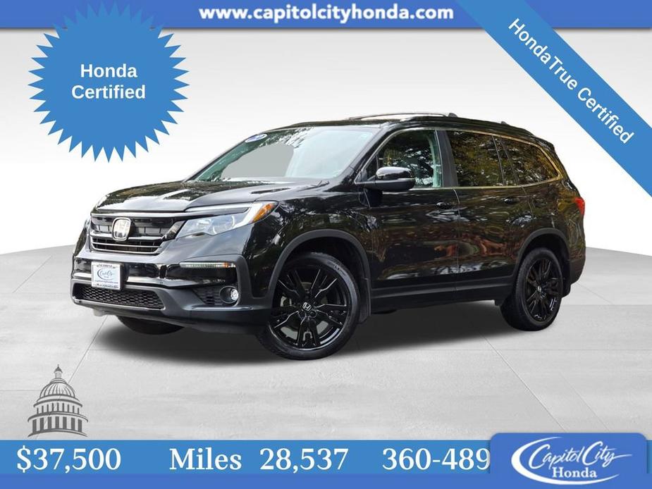 used 2022 Honda Pilot car, priced at $37,500