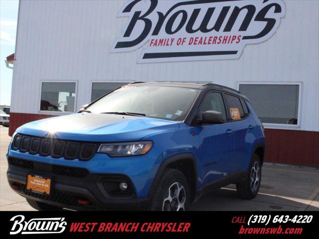 used 2022 Jeep Compass car, priced at $25,145