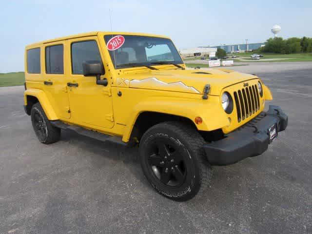 used 2015 Jeep Wrangler Unlimited car, priced at $20,184