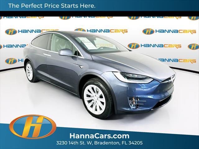 used 2021 Tesla Model X car, priced at $51,199