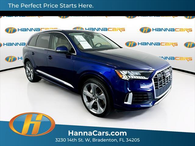 used 2021 Audi Q7 car, priced at $33,450