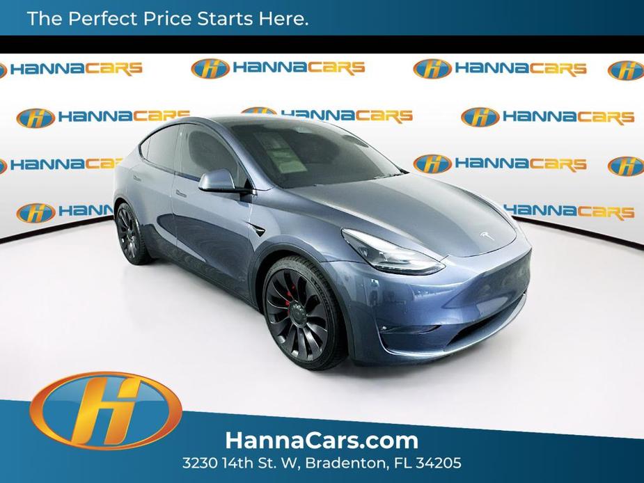 used 2021 Tesla Model Y car, priced at $33,299