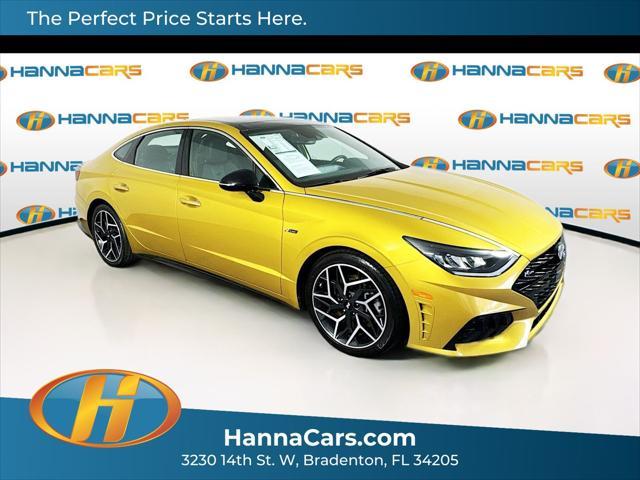 used 2021 Hyundai Sonata car, priced at $18,599