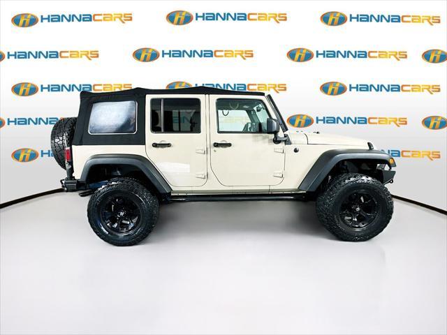 used 2017 Jeep Wrangler Unlimited car, priced at $21,792