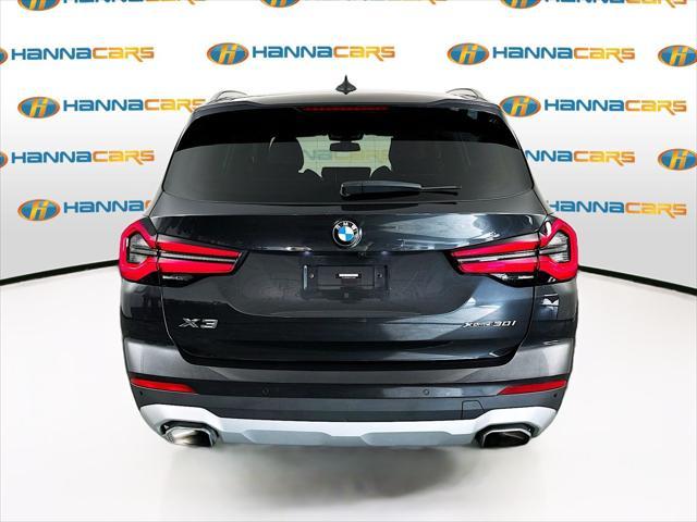 used 2022 BMW X3 car, priced at $31,899