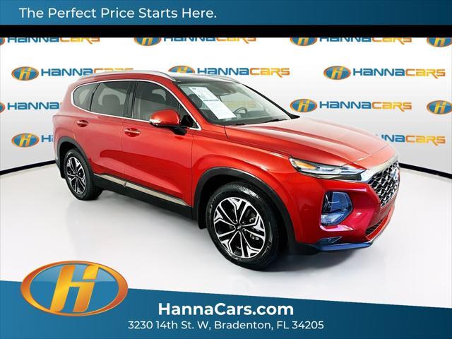 used 2020 Hyundai Santa Fe car, priced at $19,999