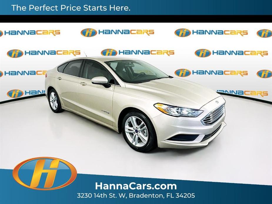 used 2018 Ford Fusion Hybrid car, priced at $13,365