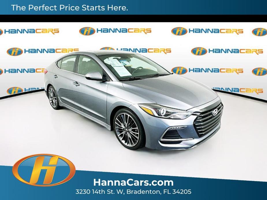 used 2018 Hyundai Elantra car, priced at $13,499