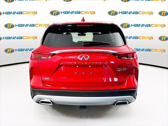 used 2022 INFINITI QX50 car, priced at $35,999