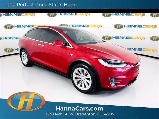 used 2020 Tesla Model X car, priced at $41,897