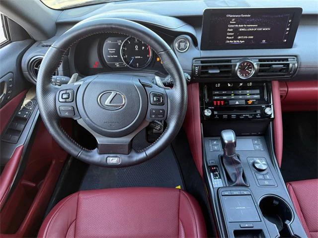 used 2023 Lexus IS 350 car, priced at $45,163