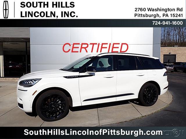 used 2022 Lincoln Aviator car, priced at $61,555