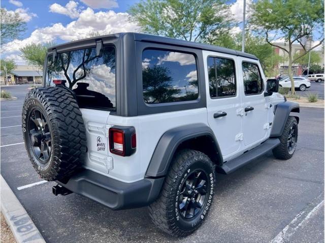 used 2021 Jeep Wrangler Unlimited car, priced at $36,950