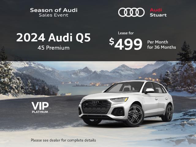 new 2024 Audi Q5 car, priced at $59,040