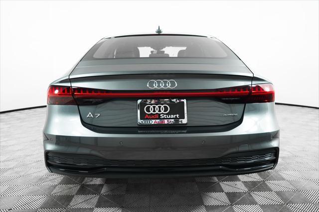 new 2025 Audi A7 car, priced at $89,685