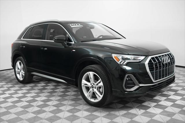 used 2022 Audi Q3 car, priced at $30,000