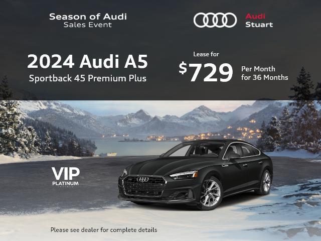 new 2024 Audi A5 car, priced at $64,085