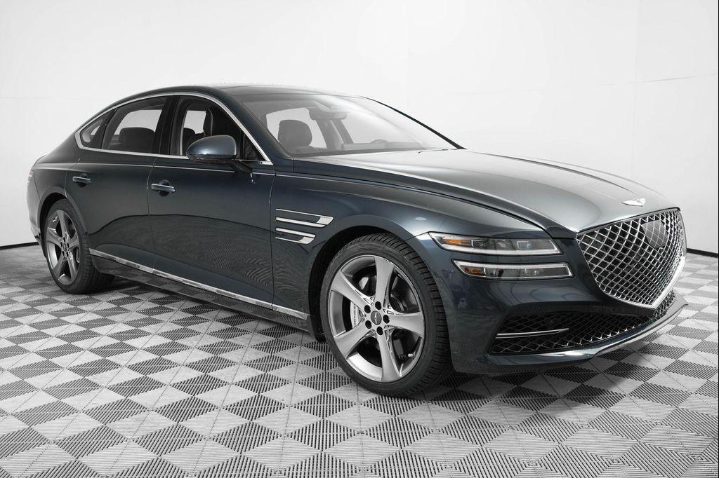 used 2021 Genesis G80 car, priced at $35,000