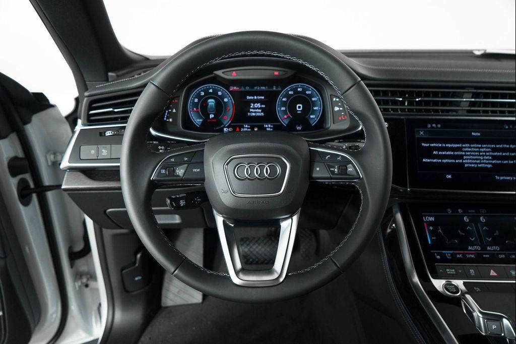 new 2025 Audi Q8 car, priced at $85,215