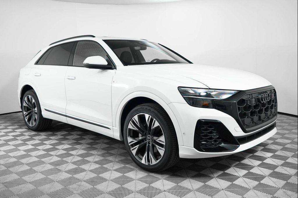 new 2025 Audi Q8 car, priced at $85,215