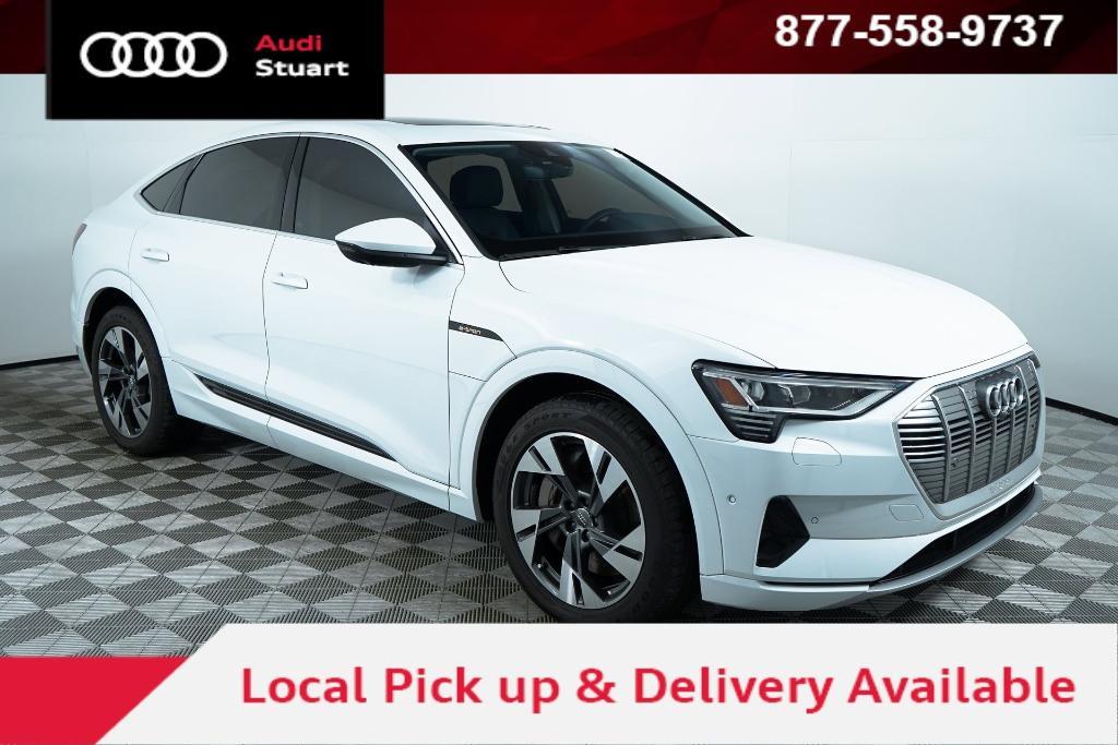 used 2020 Audi e-tron car, priced at $53,000