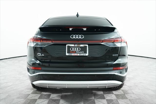 new 2024 Audi Q4 e-tron Sportback car, priced at $63,455