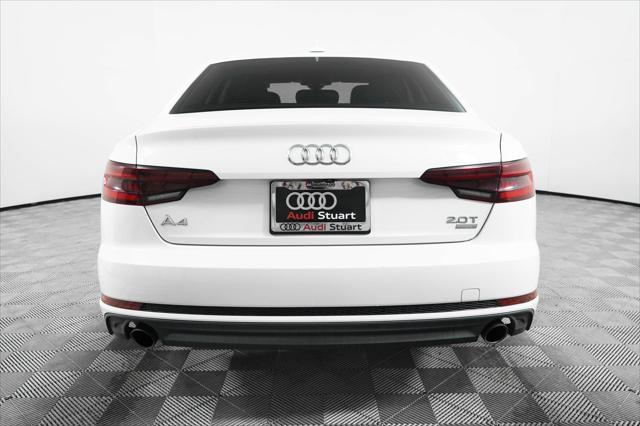 used 2018 Audi A4 car, priced at $17,000