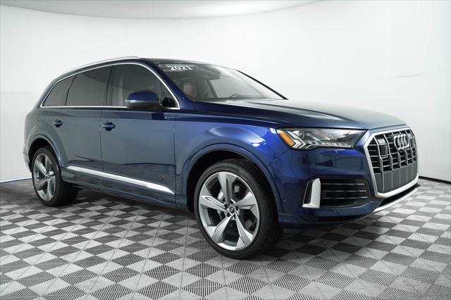 used 2021 Audi Q7 car, priced at $40,000