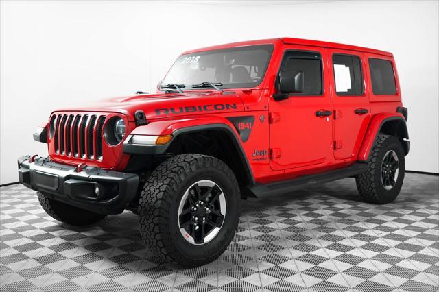 used 2018 Jeep Wrangler Unlimited car, priced at $30,000