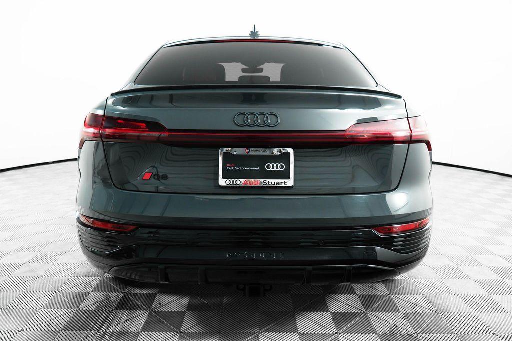 used 2024 Audi Q8 e-tron car, priced at $49,000