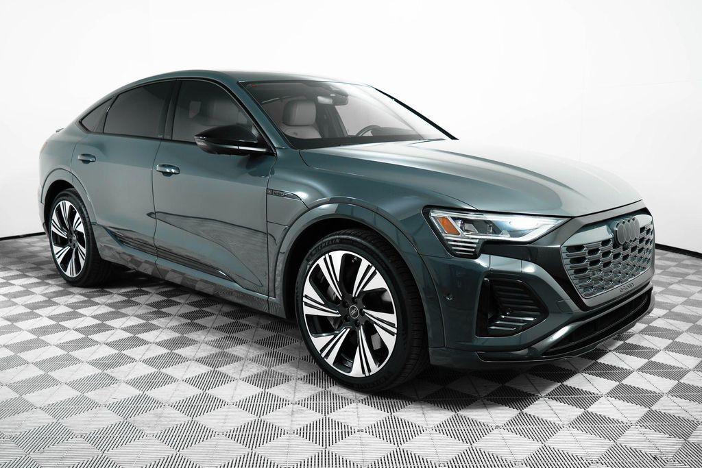 used 2024 Audi Q8 e-tron car, priced at $49,000